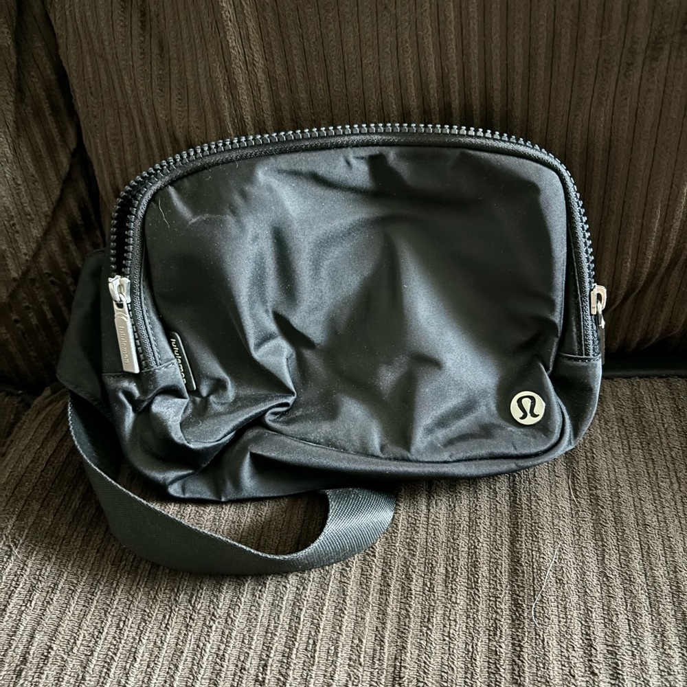 lululemon athletica Black Belt Bag Compact and Stylish